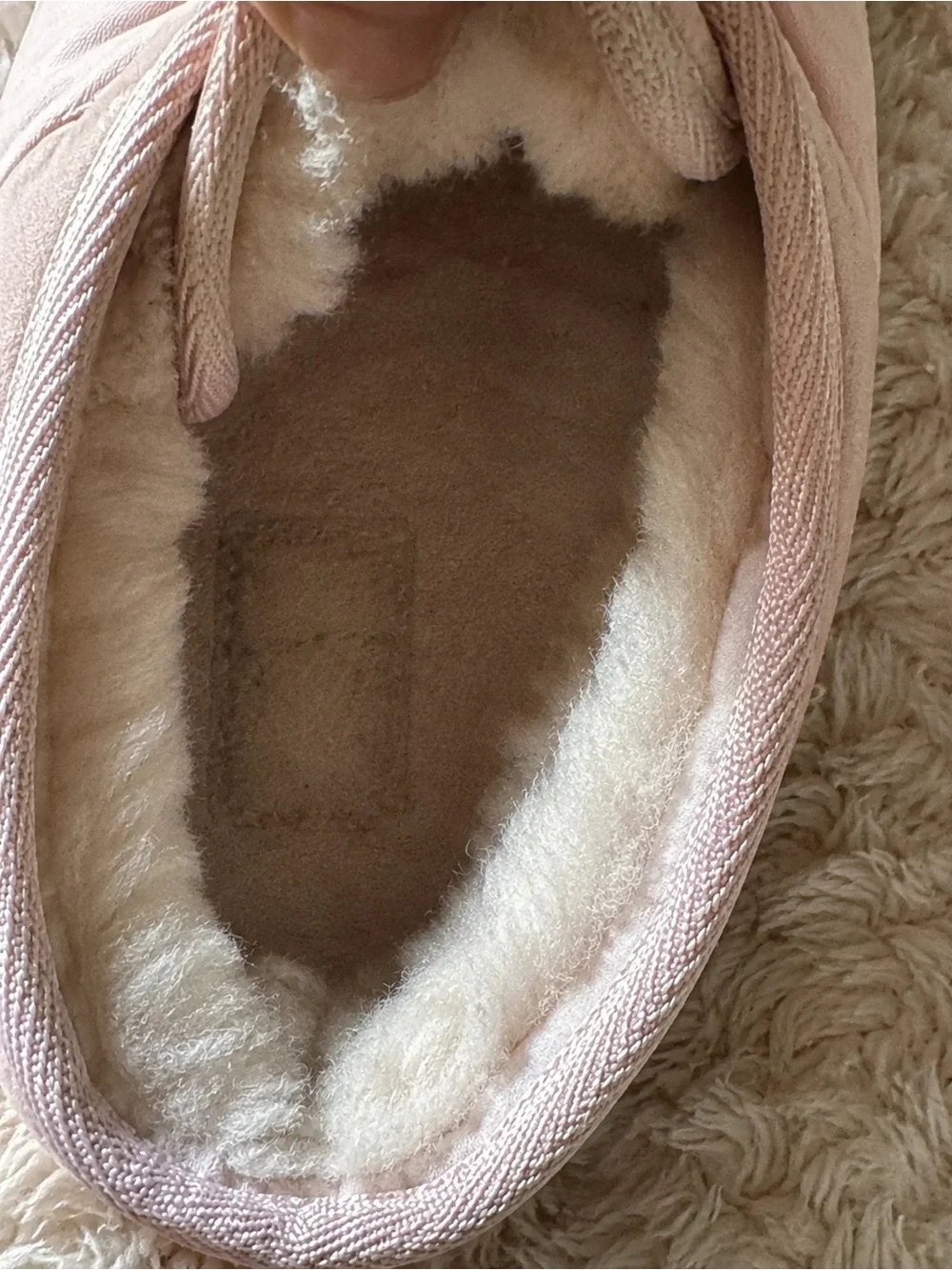 UGG Neumel Flex Pink Suede Wool Lined Logo Strap Boots Women’s 10